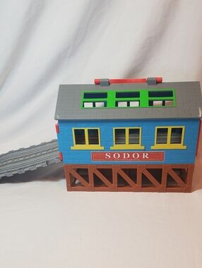 Thomas The Train Take Along SODOR Covered Bridge Playset Vtg 2007 Learning Curve